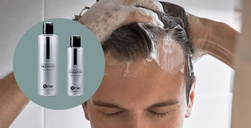 Мытьё головы шампунем Kmax _2